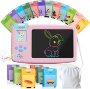 2-in-1 LCD Writing Tablet with Talking Flash Cards | Interactive Early Education Device for Kids2-in-1 LCD Writing Tablet with Talking Flash Cards | Interactive Early Education Device for Kids