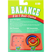 Zero Balance Ball Game for Kids 2-in-1 | Handheld Concentration & Focus Toy | Screen-Free Pocket Game