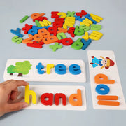 Wooden Alphabet Spelling & Math Game Set | Educational Letter and Number Toy for Kids