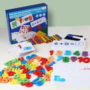 Wooden Alphabet Spelling & Math Game Set | Educational Letter and Number Toy for Kids