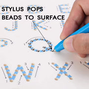 Mini MagPad Alphabet Magnetic Drawing Board | 275 Ball Pops Letter Tracing Toy for Kids