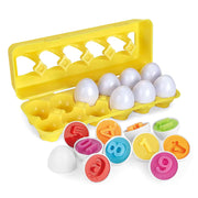 Matching Number Eggs Toy for Kids | Educational Counting and Color Cognition Set