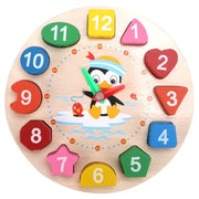 Wooden TIme Learning Clock & Bead Maze Educational Toy | Time Learning, Shapes, Numbers and Fine Motor Fun for Kids