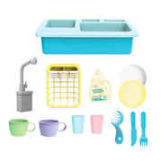 Kitchen Dishwasher Pretend Play Kitchen Toy | Real Running Water Sink Set for Kids