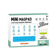 Mini MagPad Numbers Magnetic Drawing Board | 406 Ball Pops Number & Math Tracing Toy for Kids