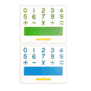 Mini MagPad Numbers Magnetic Drawing Board | 406 Ball Pops Number & Math Tracing Toy for Kids
