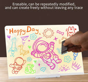 Acrylic Luminous Drawing Board for Kids – Light Up Glow Doodle Pad | Genius Kids