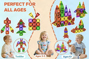 28 Pcs Magic Magnetic Blocks – STEM Building Tiles for Kids | Genius Kids