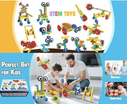 71 Pcs Science Building Blocks – STEM Construction Set for Kids | Genius Kids