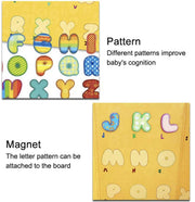 26 Pcs Fancy Magnetic Alphabet Chartbook for Kids | Genius Kids