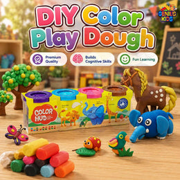 DIY Color Play Dough Set for Kids – Creative Modeling Clay | Genius Kids