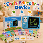 2-in-1 LCD Writing Tablet with Talking Flash Cards | Interactive Early Education Device for Kids2-in-1 LCD Writing Tablet with Talking Flash Cards | Interactive Early Education Device for Kids