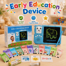2-in-1 LCD Writing Tablet with Talking Flash Cards | Interactive Early Education Device for Kids2-in-1 LCD Writing Tablet with Talking Flash Cards | Interactive Early Education Device for Kids