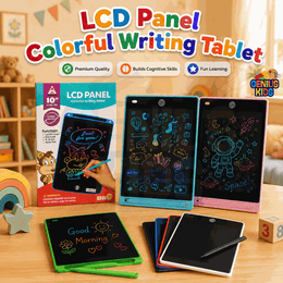 Writing 10-inch LCD & Drawing Tablet for Kids | Electronic Doodle Board with Stylus Pen | Screen-Free Learning Toy