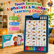 Touch Sensitive Alphabets & Numbers Learning Chart – Talking ABC Poster | Genius Kids
