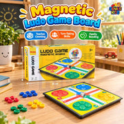 Magnetic Ludo Board Game for Kids – Travel Friendly Family Game | Genius Kids
