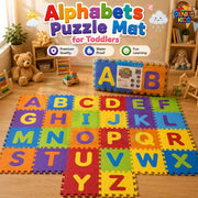 Alphabets Puzzle Mat for Toddlers – Foam ABC Play Mat | Genius Kids