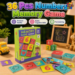 36 Pcs Numbers Memory Matching Game for Kids | Genius Kids