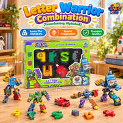 Letter Warrior Transforming Alphabet Robots – Educational Toy Set | Genius Kids
